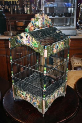 Voliera - gabbia da concorso, decorate a mano, pezzi unici. Provenienza Indonesia.